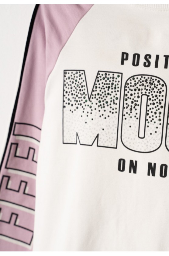 Σετ μπλούζα με κολάν   για κορίτσια EBITA 243087 λευκό