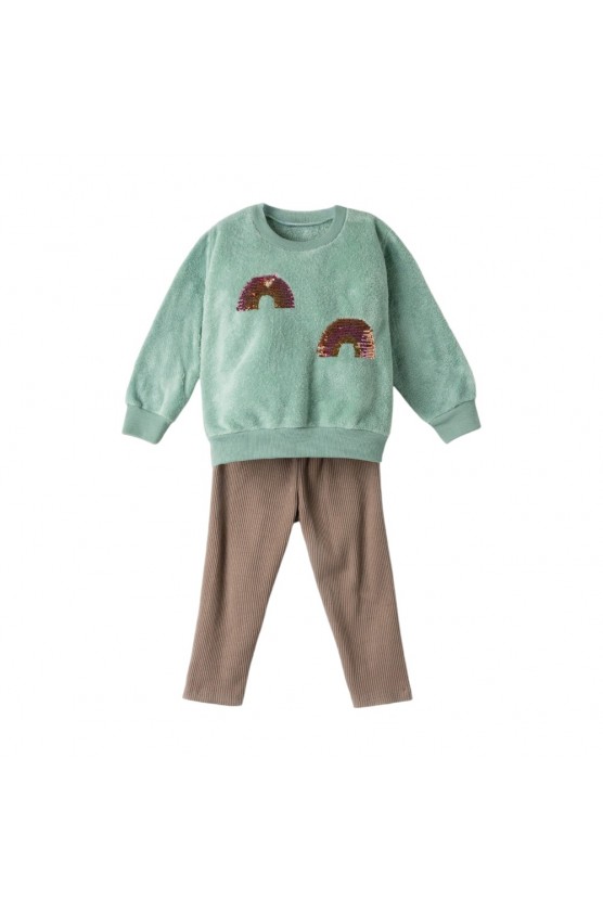 Σετ με κολάν για κορίτσια EBITA 243224 μέντα