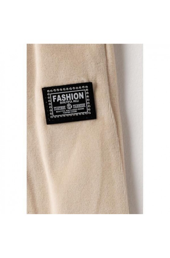 Σετ φόρμας βελουτέ  για κορίτσια EBITA 243277 μπεζ