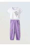 Σετ φόρμας εποχιακό για  κορίτσια EBITA  254021 λιλ΄΄α