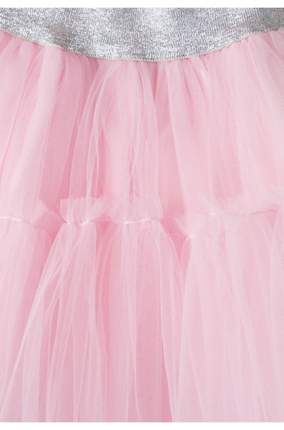 Σετ τοπ παγιέτα και Φούστα για μικρά κορίτσια EBITA 266234 ροζ