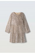 Φόρεμα με παγιέτες EBITA 243079 ασημί