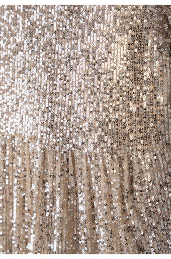 Φόρεμα με παγιέτες EBITA 243079 ασημί