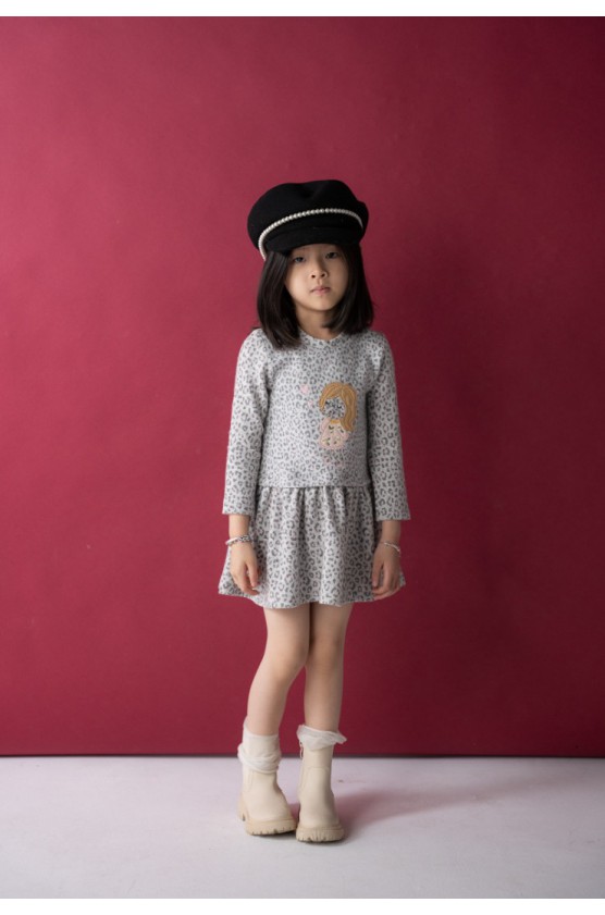 Φόρεμα για μικρό Κορίτσι Εβίτα 243236 γκρι