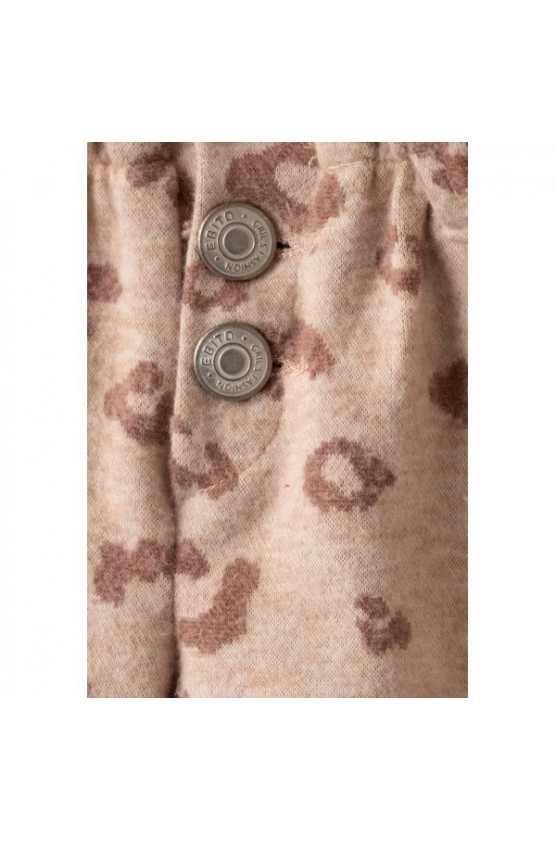 Σετ μπλούζα , σορτς και πανωφόρι για μικρά κορίτσια EBITA 243241 ροζ