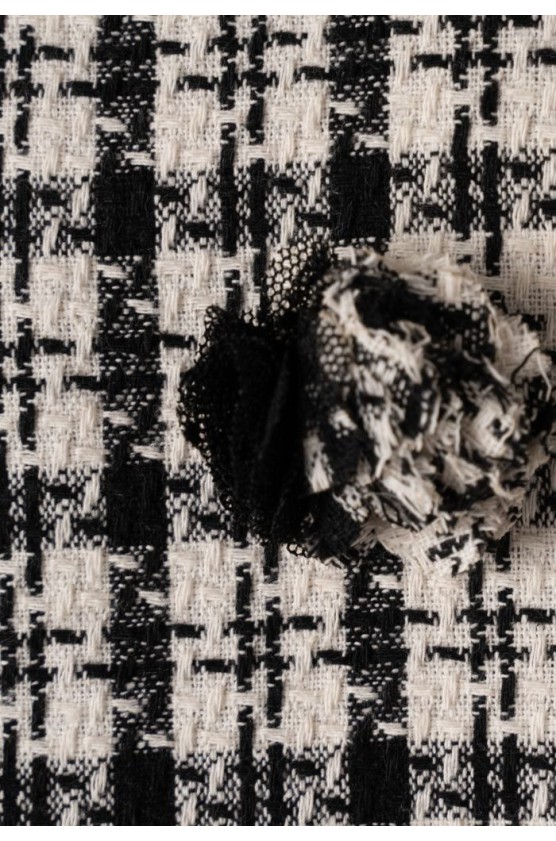 Παιδικό Φόρεμα Κοντομάνικο καρό EBITA 243243 μαύρο