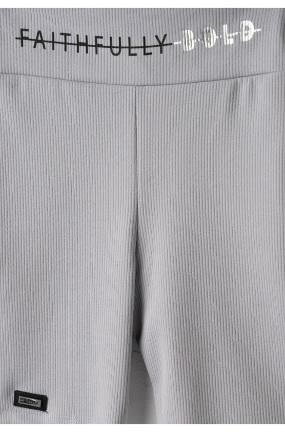 Σετ μπουστάκι  με ποδηλατικό κολάν για κορίτσια EBITA 254007 γκρι