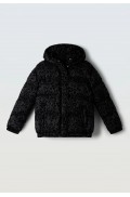 Μπουφάν με κουκούλα για  κορίτσια EBITA 255049 μαύρο