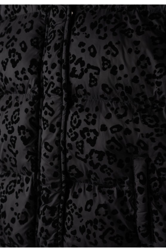 Μπουφάν με κουκούλα για  κορίτσια EBITA 255049 μαύρο