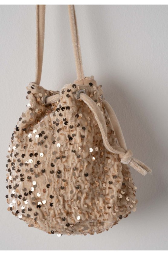 Φόρεμα με μακρύ μανίκι και Παγιέτες  Για κορίτσια ebita 255054 Χρυσό