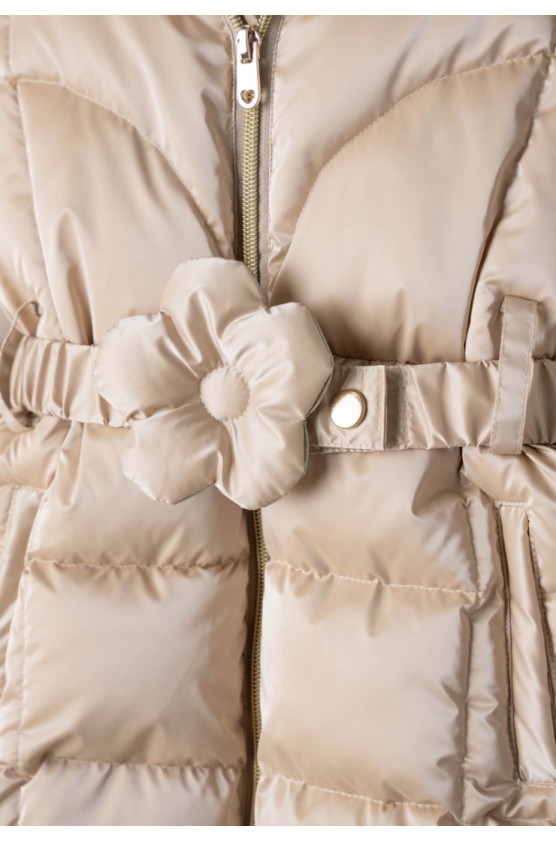 Μπουφάν  για μικρά κορίτσια EBITA 255203 χρυσό