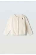Πλεκτή Ζακέτα Για Κορίτσι Εβίτα 255246 εκρού