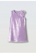 Φόρεμα με παγιέτες για κορίτσια EBITA 266001 λιλά