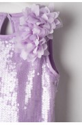 Φόρεμα με παγιέτες για κορίτσια EBITA 266001 λιλά