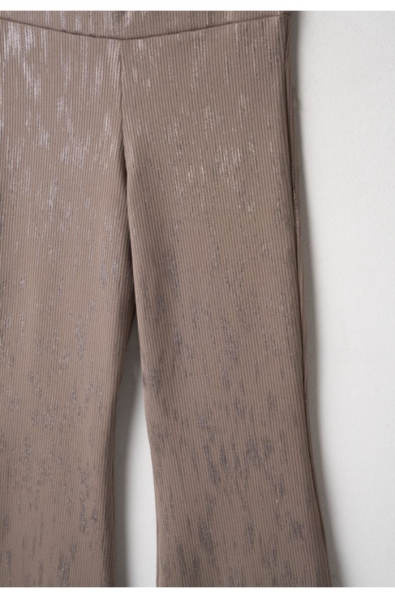 Σετ μπλουζάκι με παντελόνα  για κορίτσια EBITA 266012 μπεζ σκούρο