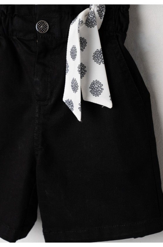 Σετ μπλουζάκι  με σορτς  για κορίτσια EBITA 266023 λευκό