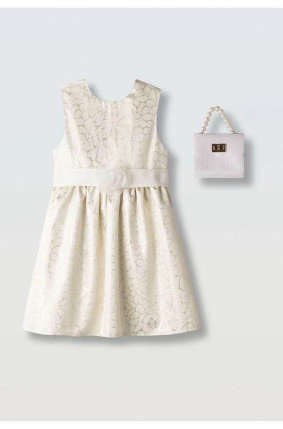 Φόρεμα Αμάνικο Μπεζ Με Τσαντάκι EBITA 266045 μπεζ