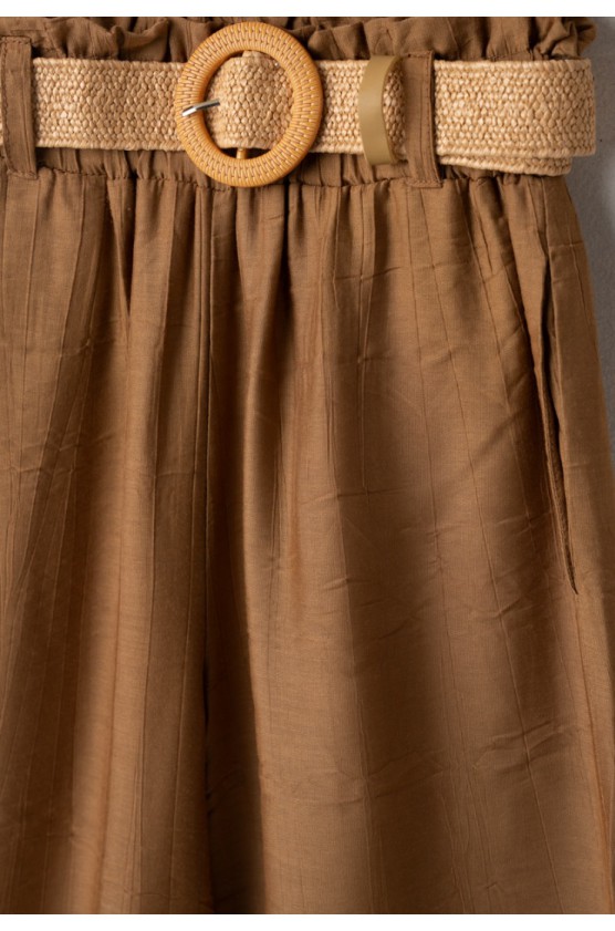 Σετ μπλούζα  και παντελόνα  για  κορίτσια EBITA 266048 καφέ