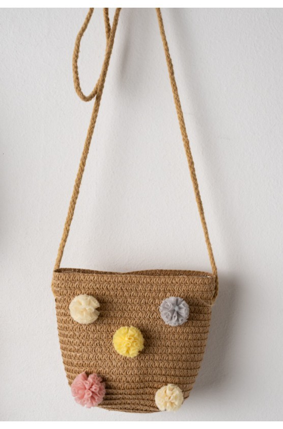 Σετ μπλούζα  και παντελόνα  για  κορίτσια EBITA 266048 καφέ