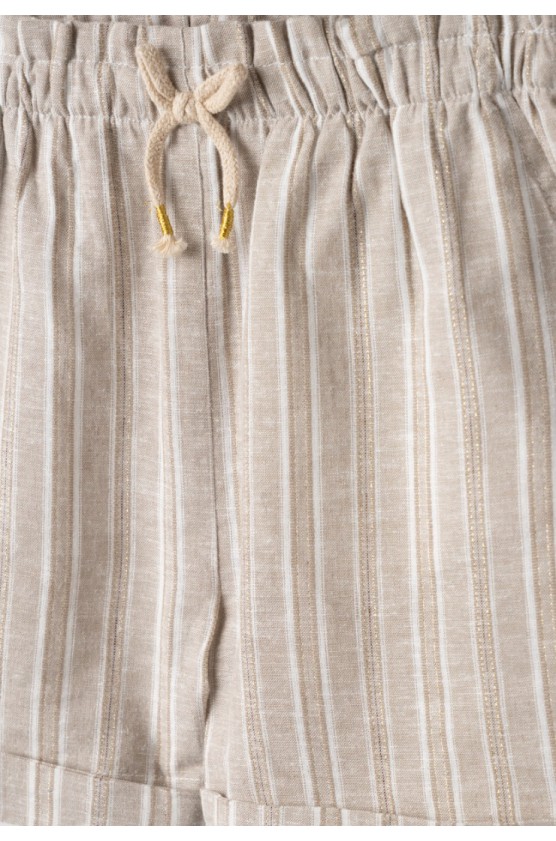 Σετ μπλούζα με άνοιγμα στην πλάτη και σορτς για  κορίτσια EBITA 266050 γκρι