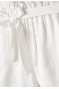 Σετ σορτς με μπλουζάκι  για κορίτσια EBITA 266059 ασημί -λευκό