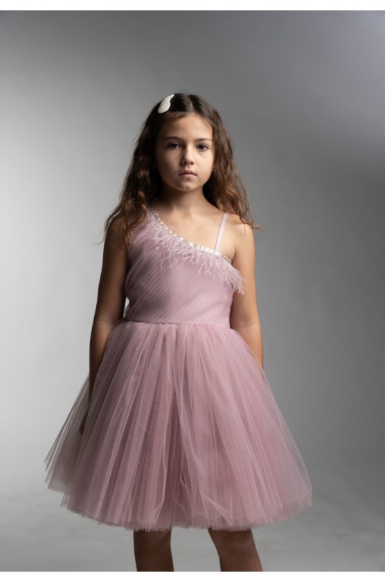 Φόρεμα με τούλι για κορίτσια EBITA 266080 λιλά