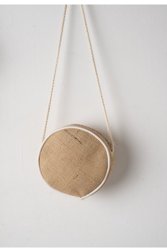 Σετ μπλούζα  με παντελόνα και τσαντάκι για κορίτσια EBITA 266202 μπεζ