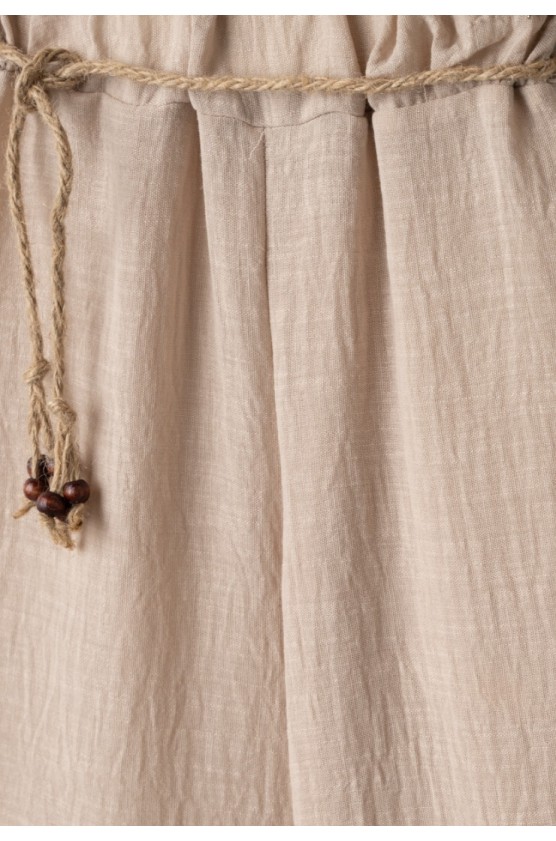 Σετ μπλούζα  με παντελόνα και τσαντάκι για κορίτσια EBITA 266202 μπεζ