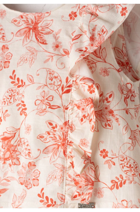 Σετ μπλούζα  με παντελόνα και τσαντάκι για κορίτσια EBITA 266203 λευκό