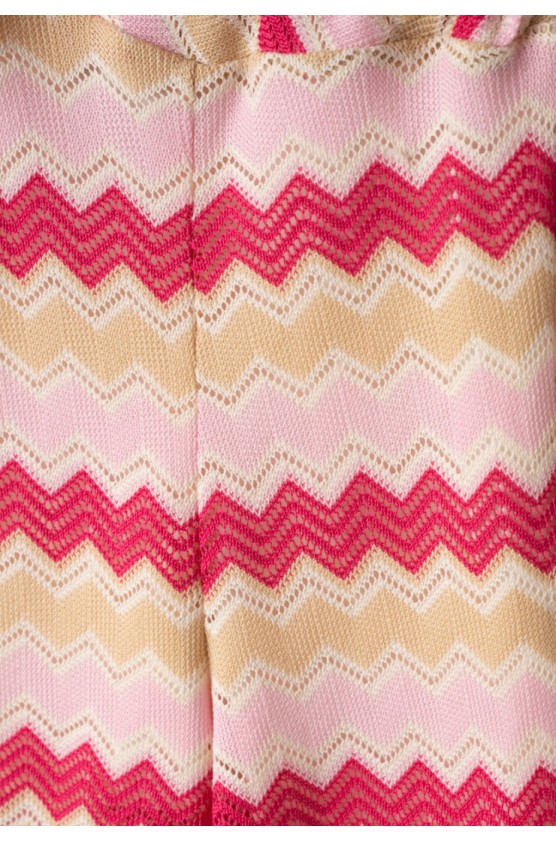 Σετ μπλούζα  με παντελόνα πλεκτή για κορίτσια EBITA 266207 Ροζ