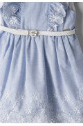 Σετ Φόρεμα με καπέλο για μικρά κορίτσια EBITA 266208 γαλάζιο