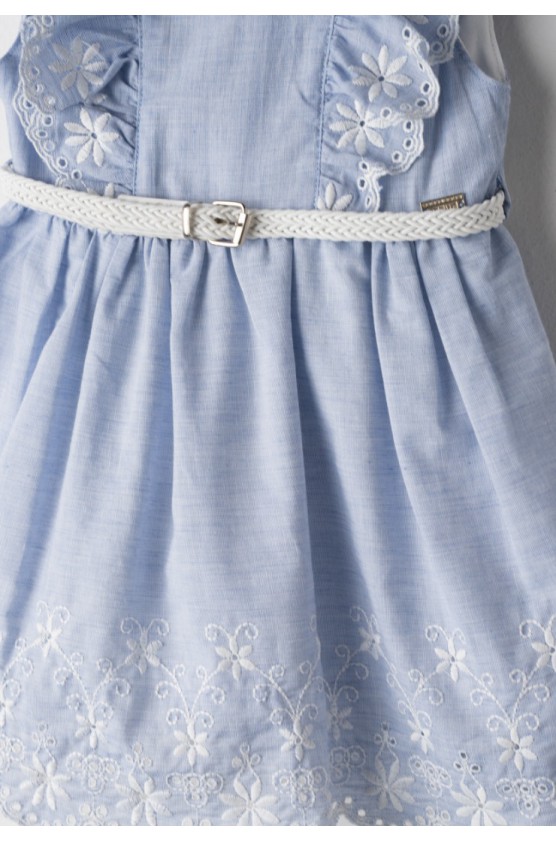 Σετ Φόρεμα με καπέλο για μικρά κορίτσια EBITA 266208 γαλάζιο