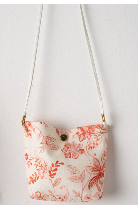 Φόρεμα  για μικρά κορίτσια EBITA 266209 εκρού-κόκκινο