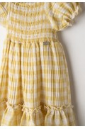 Φόρεμα  για μικρά κορίτσια EBITA 266211 κίτρινο