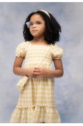 Φόρεμα  για μικρά κορίτσια EBITA 266211 κίτρινο