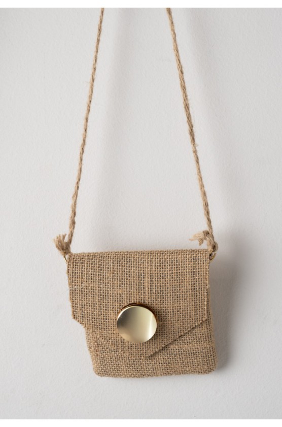 Σετ μπλούζα  με παντελόνα και τσαντάκι για κορίτσια EBITA 266223 εκρού