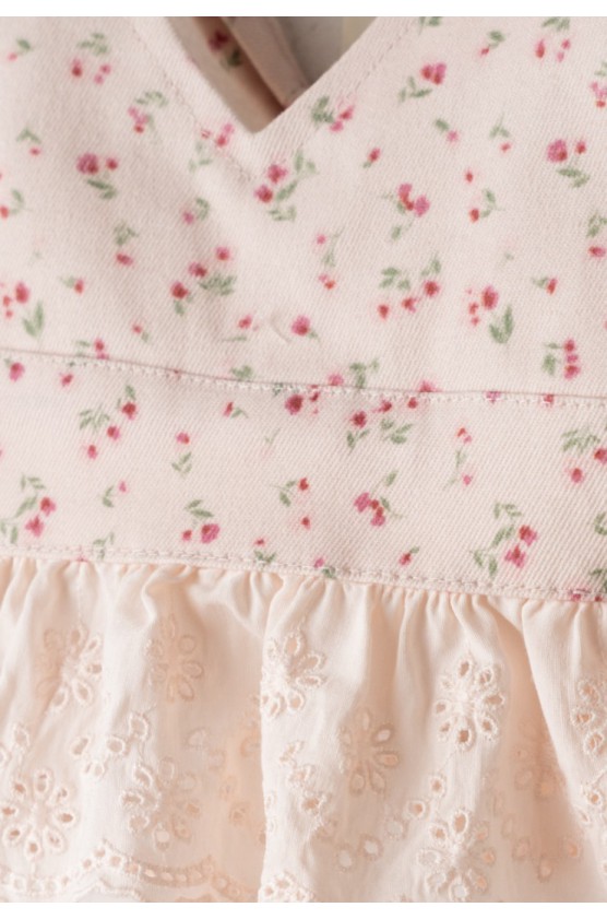 Σετ μπλούζα και σορτσάκι για μικρά κορίτσια EBITA 266230 ροζ