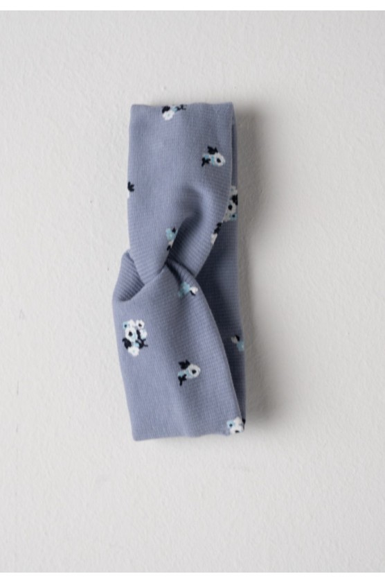 Σετ μπλούζα  με κολάν καμπάνα για κορίτσια EBITA 266249 λευκό- γαλάζιο