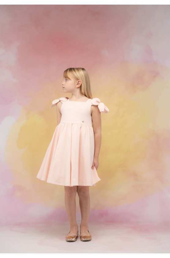 Φόρεμα  για μικρά κορίτσια EBITA 266277 ροζ πούδρα