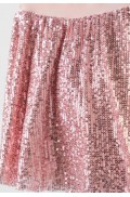 Σετ τοπ με παγιέτες και Φούστα για μικρά κορίτσια EBITA 254224 ροζ