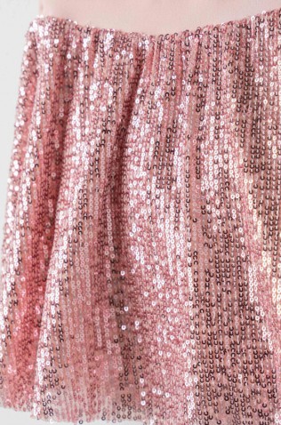 Σετ τοπ με παγιέτες και Φούστα για μικρά κορίτσια EBITA 254224 ροζ