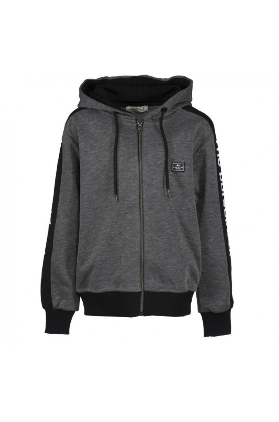 Ζακέτα Φούτερ με κουκούλα για αγόρια Hashtag 227733 γκρι