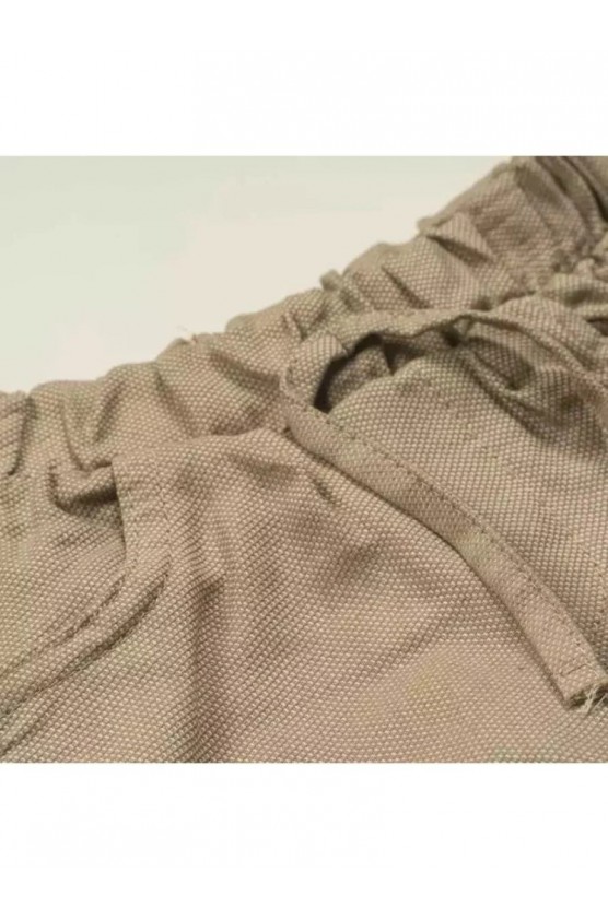 Σετ πουκάμισο, παντελόνι, γιλέκο και παπιγιόν  για μικρό αγόρι Hashtag 254607 Λευκό-Μπεζ