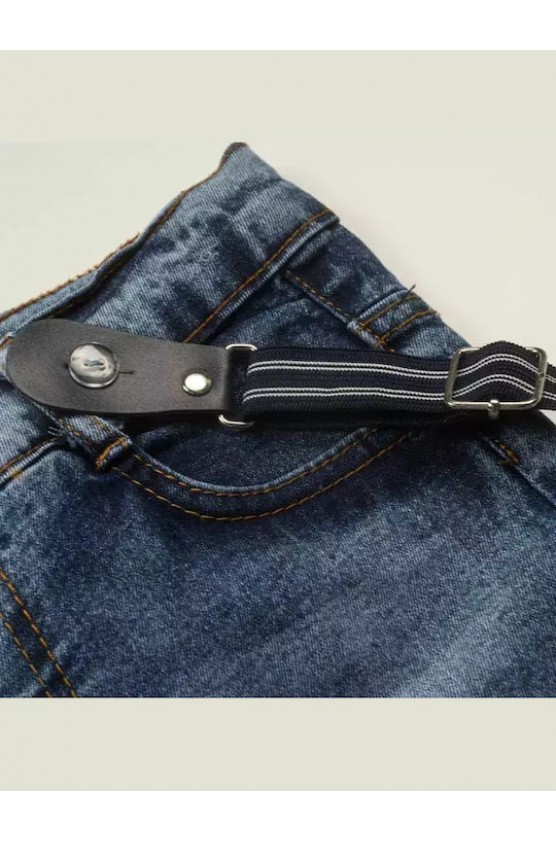 Σετ  πουκάμισο, μπλούζα και  βερμούδα  για μικρό αγόρι Hashtag 254613 μπλε