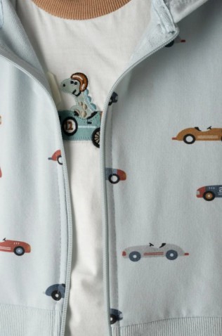 Σετ φόρμας με ζακέτα για μικρό αγόρι Hashtag 254619 Σιέλ