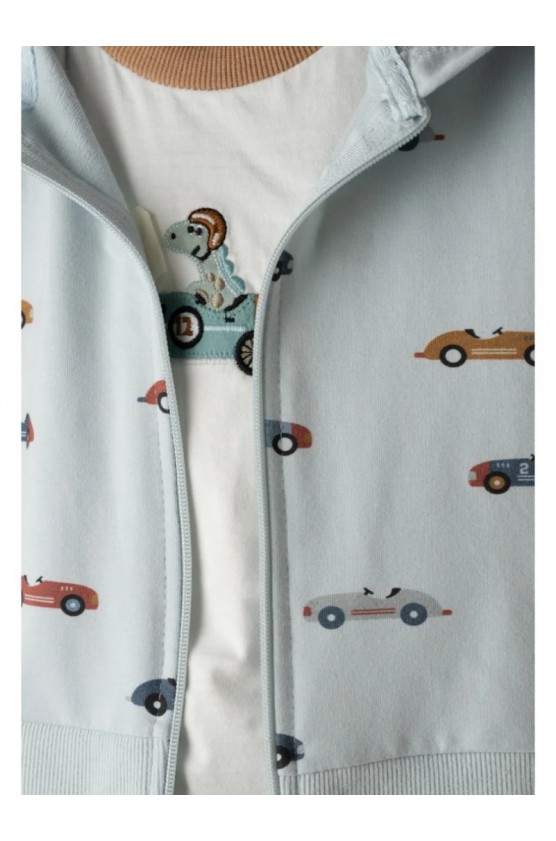 Σετ φόρμας με ζακέτα για μικρό αγόρι Hashtag 254619 Σιέλ