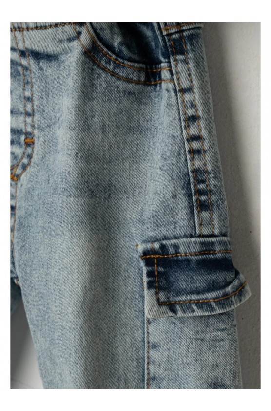 Σετ φόρμας με ζακέτα για μικρό αγόρι Hashtag 254619 Σιέλ