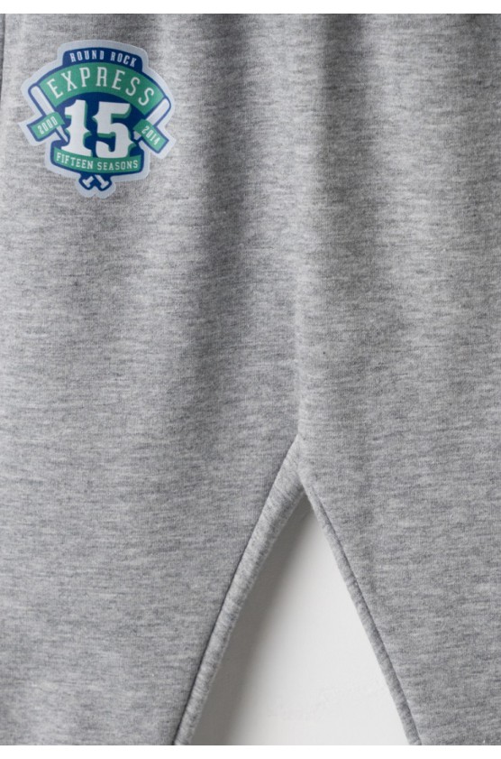 Σετ φόρμας με ζακέτα για μικρό αγόρι Hashtag 254608 μπλε-γκρι- πράσινο