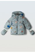 Βρεφικό  Μπουφάν με κουκούλα  για μικρό  Αγόρι Hashtag 255618 Γαλάζιο
