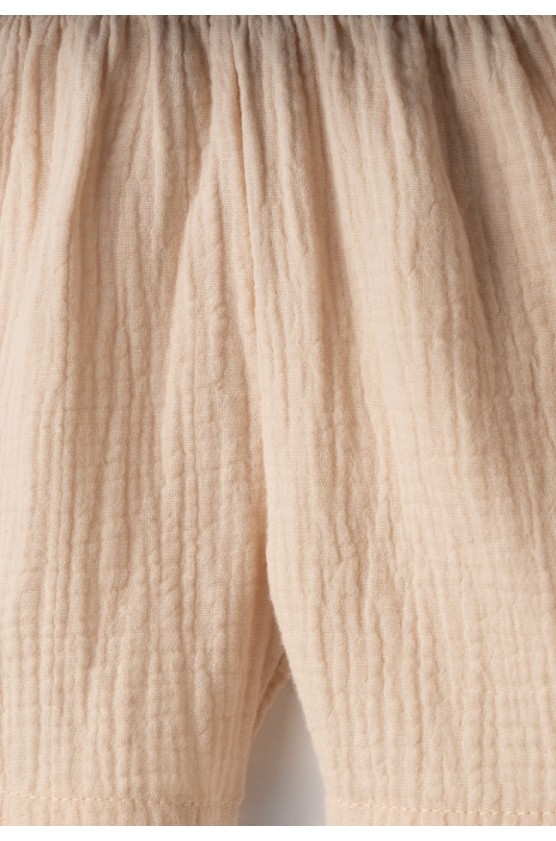 Σετ μπλούζα,  βερμούδα και καπέλο για μικρό αγόρι Hashtag 266611 γαλάζιο-μπεζ